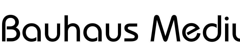 Bauhaus Medium BT cкачати шрифт безкоштовно